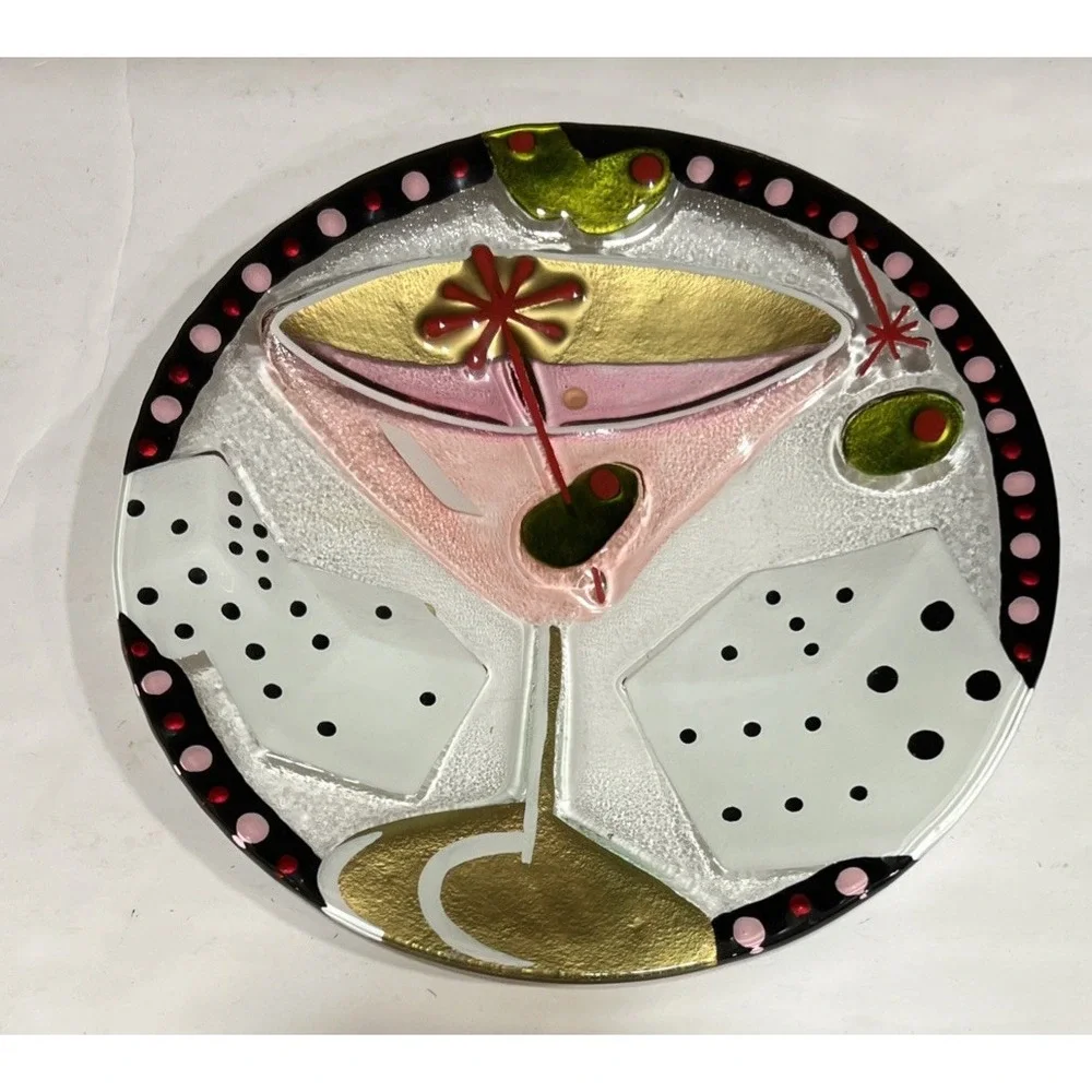 Fused Glass Serving Plate 11